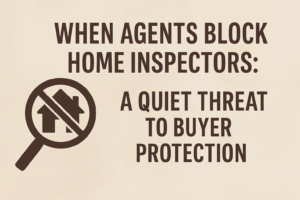 Blocked Home Inspection